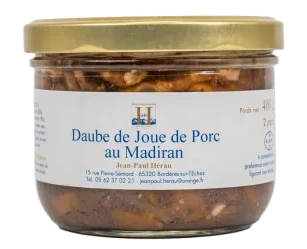 Bocal de daube de joue de porc au Madiran, Jean-Paul Herau